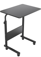 $60 soges Adjustable Mobile Bed Table 23.6inches
