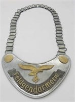 WWII German Luftwaffe Gorget w/ Chain
