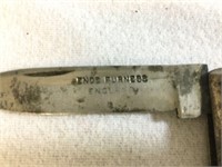 Rare ENOS FURNESS Pocket Knife
