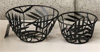 NWT Decorative Metal Baskets