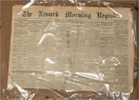 New Jersey Newspaper Dated August, 1876