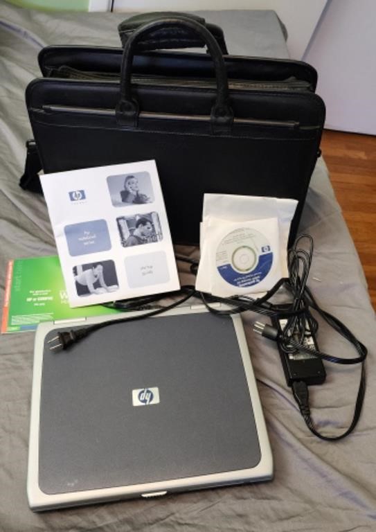 HP Notebook and Carrying Bag