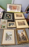 Grouping assorted Art original signed numbered etc