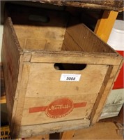 Wood Nesbitts Orange wood Crate