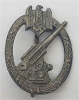WWII German Anti Aircraft Artillery  Badge