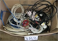 Lg Box of Wiring & Cords