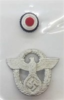 WWII German Police 2nd Pattern Visor Cap