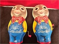 2 - PETER COTTONTAIL WIND UP TOYS - 1 WITH MUSIC