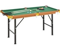 Soozier 54" Portable Pool Table & Accessories