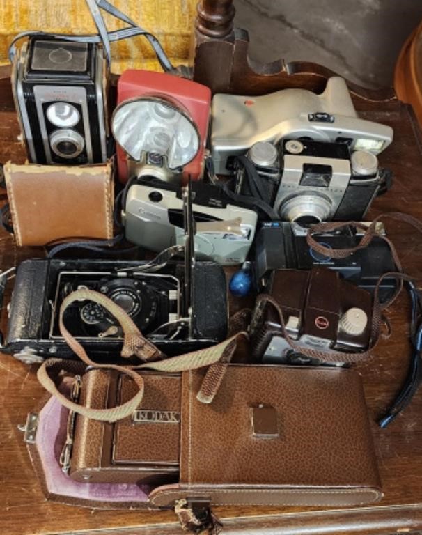 Grouping Vintage Cameras