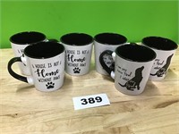 Dog Lover Coffee Mugs lot of 6
