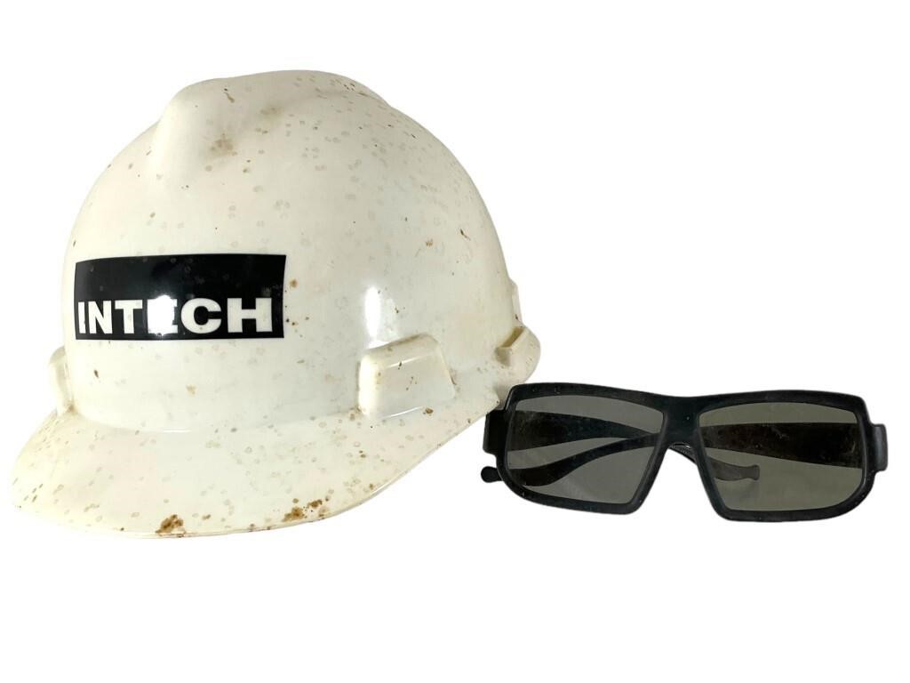 Office Space Hard Hat and Glasses