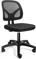 Kolliee Armless Office Chair Mesh Ergonomic Small