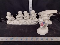 Mixed Styles Dept 56 Snowbabies Figurines Lot