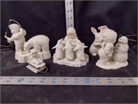 Mixed Styles Dept 56 Snowbabies Figurines Lot