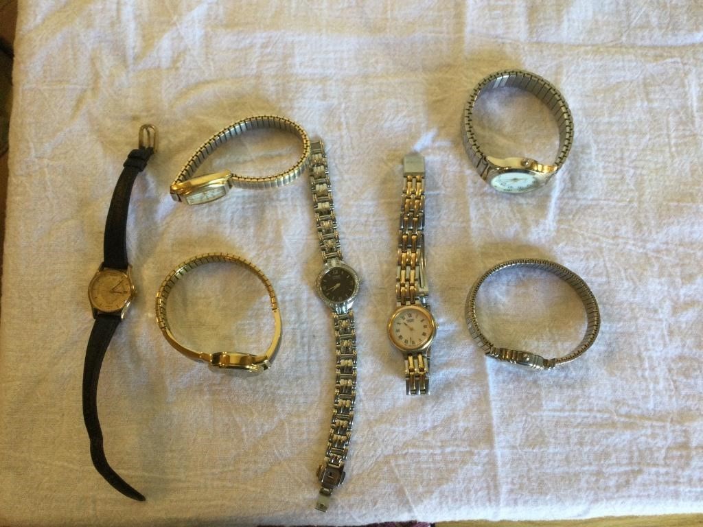 Seven Wristwatches (1Black Hills Gold)