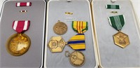 5 MILITARY MISC MEDALS & RIBBONS