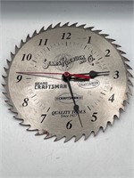 Sears Roebuck and Company Craftsman Saw Wall Clock