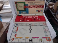 Vintage Dominos/Basket & Monopoly Game
