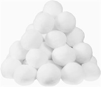 100 Pack Kids Snowball Indoor Snowball Fight,Fake