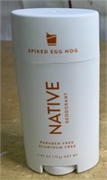 Native Deodorant - Spiked Egg Nog -Aluminum Free -
