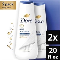 Dove Deep Moisture Body Wash - 20 fl oz/2pk