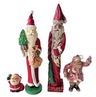 Variety of Cute Santa Figurines