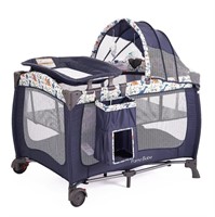 Pamo Babe Portable Baby Nursery Center Play Yard