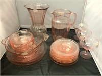 Depression Glass Collection Set