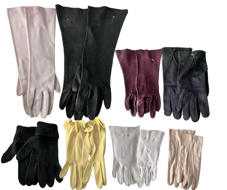 Assortment of Vintage Gloves