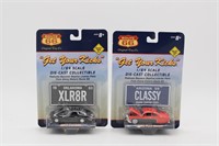(2) Route 66 Die Cast Collectible Cars
