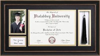 Violabbey Black Diploma Frame With Tassel Holder
