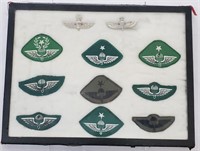 Display of Greek  Military Badges