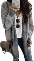 Womens Plaid Long Sleeve Open Front Cardigan