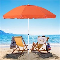 Jearey 7.5ft Beach Umbrella Uv 50+ Outdoor