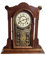 Beautiful Ornate Wooden Mantle Clock