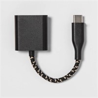 3.5mm Dongle USB-C - heyday Black/Gold