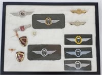 Display of East & West German Military Badges