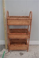 3-Tiered Wicker Storage Basket