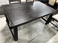 64”x38” industrial style dining wood table