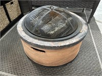 Outdoor Firepit with screen cover
Diameter: