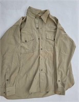 Hecker Sanforized Military Shirt 40-50's Era