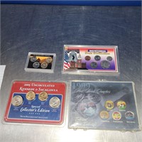 ~(4) US Collector Coin Sets