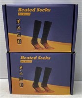 2 Pairs of Mens Heated Socks - NEW