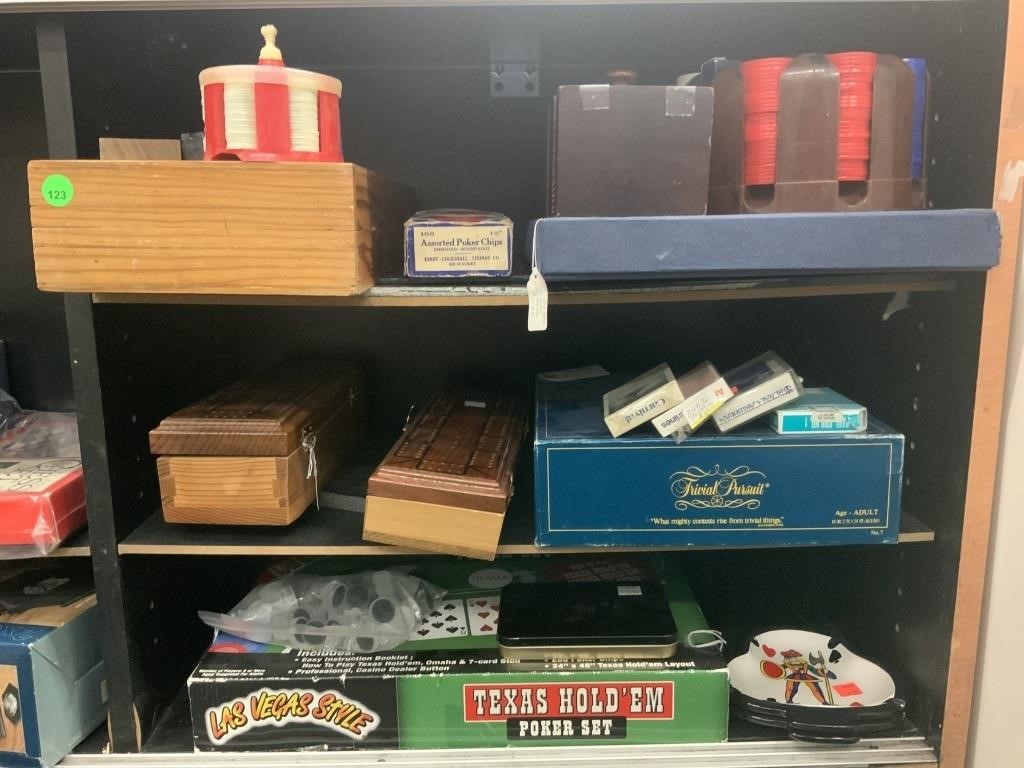 Vintage board games, cards and more. Shelf NOT