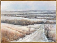 Carrie Bernauer "Walking Slowly on Our Snowy Road"