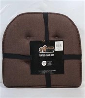 New Gorilla Grip Tufted Chair Pads Brown
