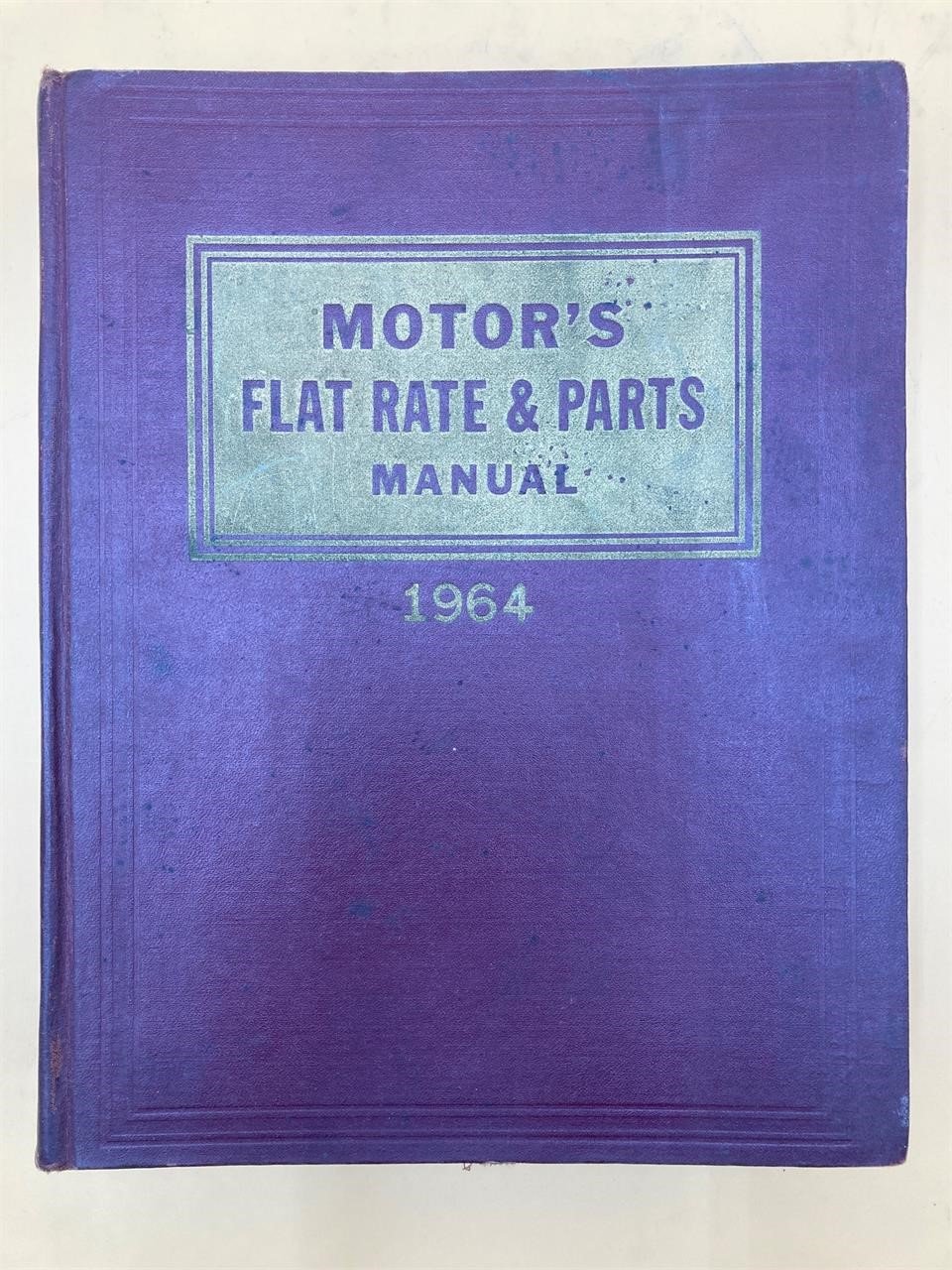 Motor’s Flat Rate & Parts Manual 1964