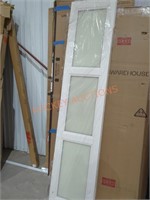 White bifold doors