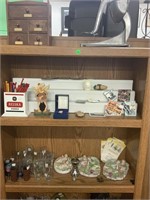 Vintage household decor and collectibles  Shelf